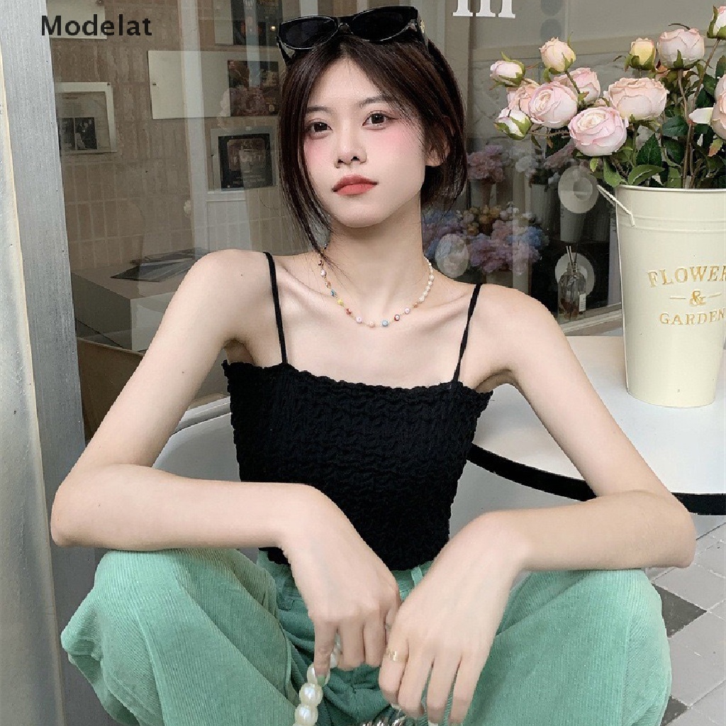 Mfc Áo Hai Dây Hở Lưng Màu Trơn Gợi Cảm Cho Nữ