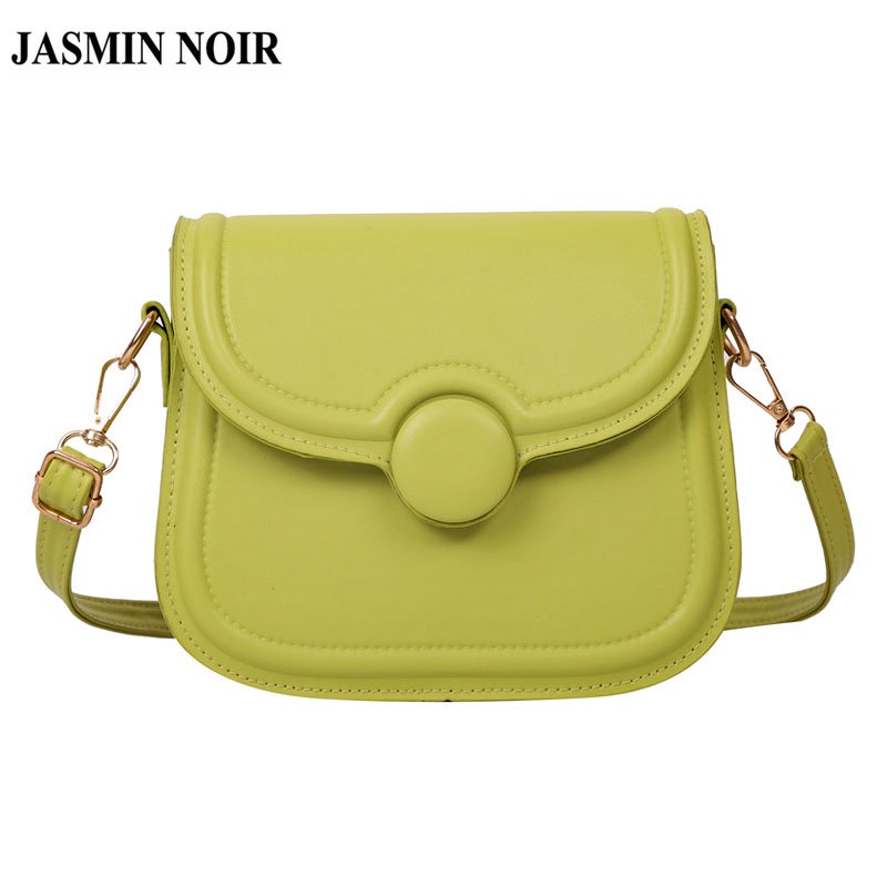 Túi Đeo JASMIN NOIR Chéo Vai Bằng Da PU Có Khóa Dành Cho Nữ