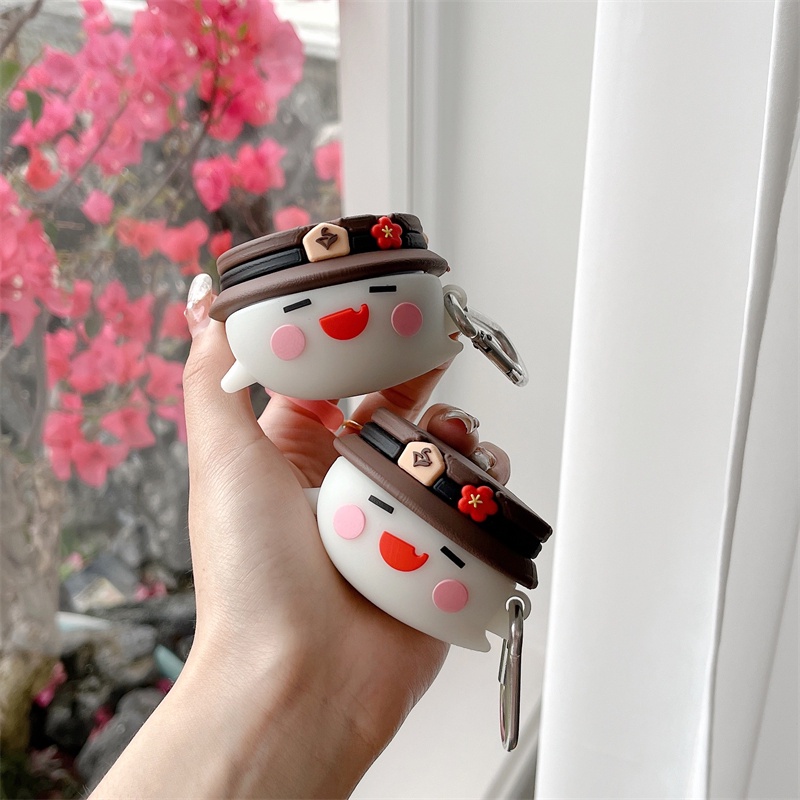 Vỏ Bảo Vệ Hộp Sạc Tai Nghe Samsung Galaxy Buds Pro & Buds2 Pro Không Dây Chống Sốc Hình Ma Máy Chơi Game C