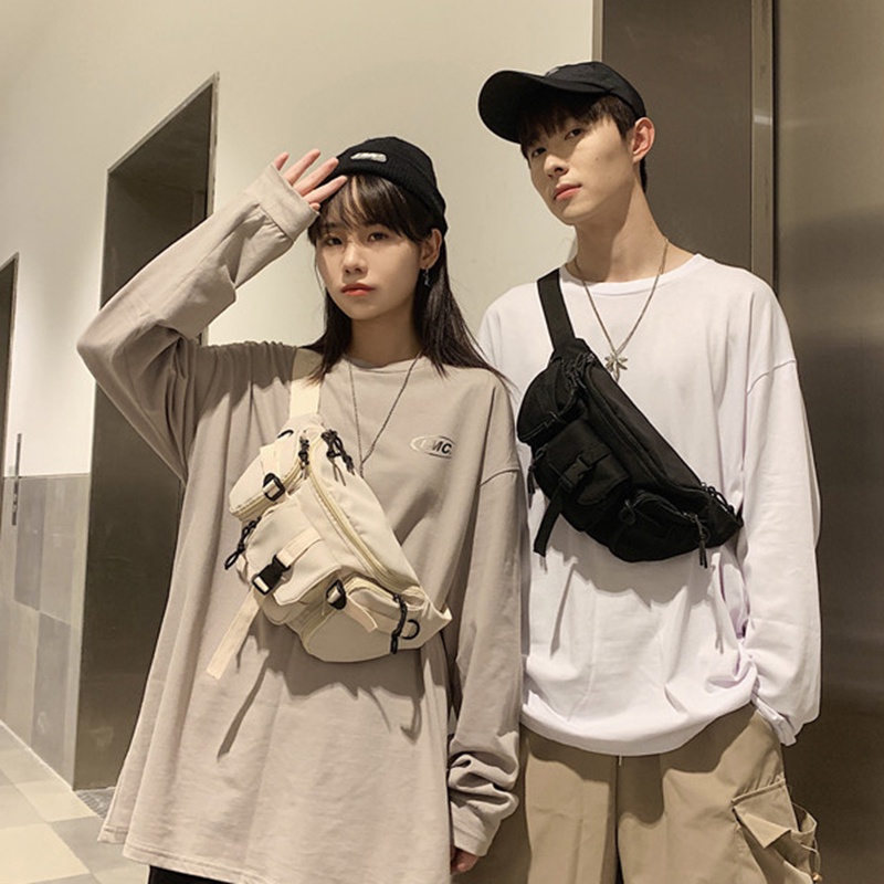 Túi Đeo Chéo Ngực Phong Cách Thể Thao Nhật Bản Cho Nữ