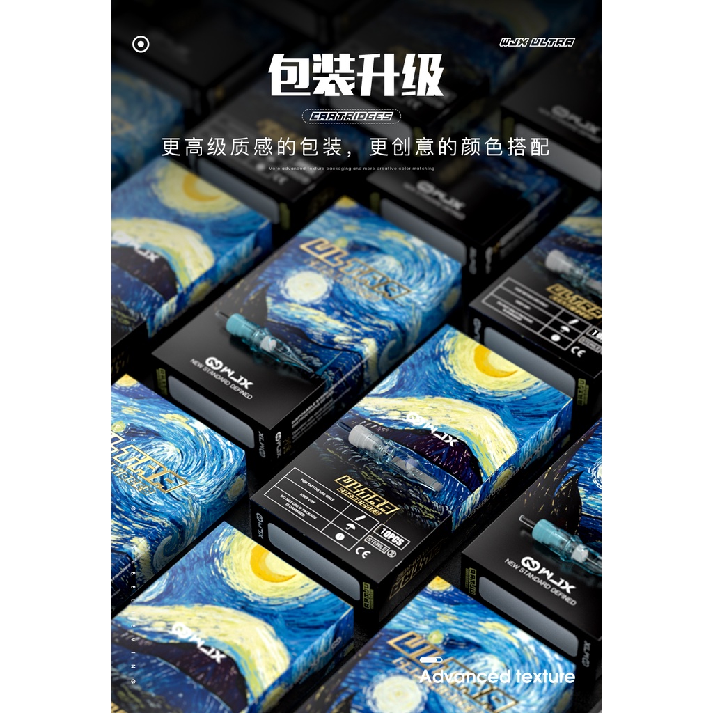 Hộp 20 Kim Xăm Hình Tròn WJX Rxl Đa Năng Tiện Dụng