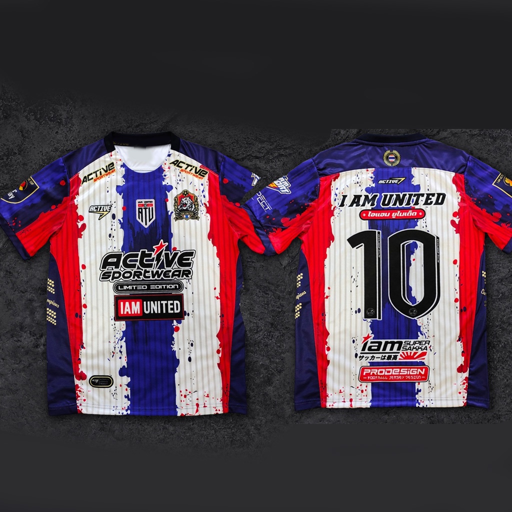 2023 jersey Thái Lan BAJU T-shirtNew Vải Kẻ Sọc Nhỏ Bóng Cao Thiết Kế Tinh Tế Màu Sáng Với logo V.25