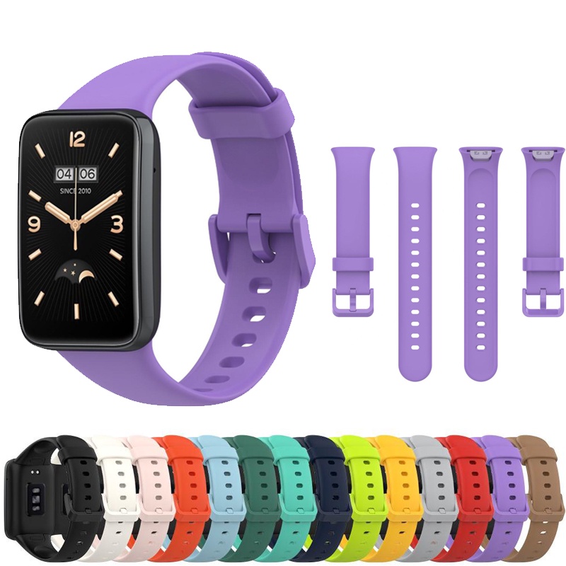 Dây Đeo Silicon Cho Đồng Hồ Thông Minh Xiaomi mi band 7 pro