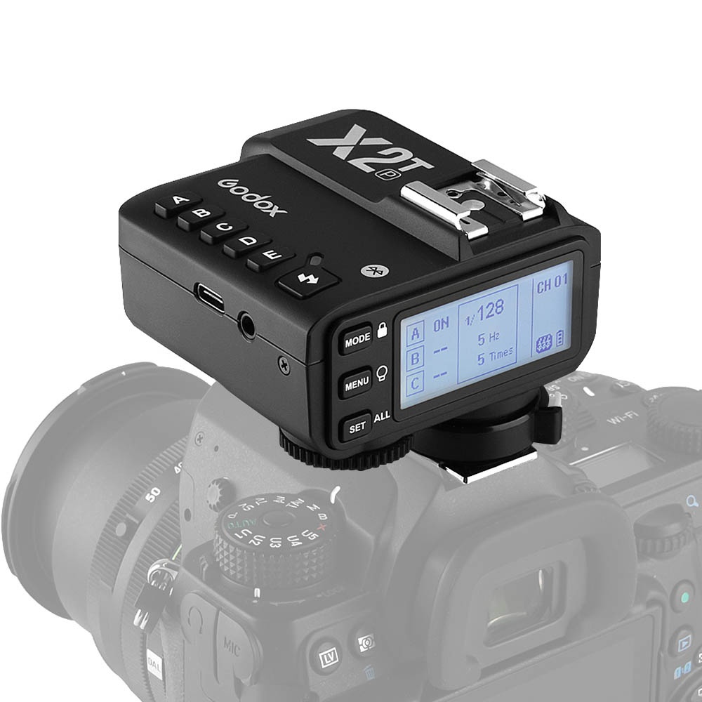 Thiết Bị Kích Hoạt Đèn Flash Không Dây Godox X2T-P TTL 1 / 8000s HSS 2.4G Kết Nối Bluetooth Pentax K-1 / 645Z / K70 / K50 / KP / K-S2 / K-3II Cho Godox V1T350S AD200 AD200