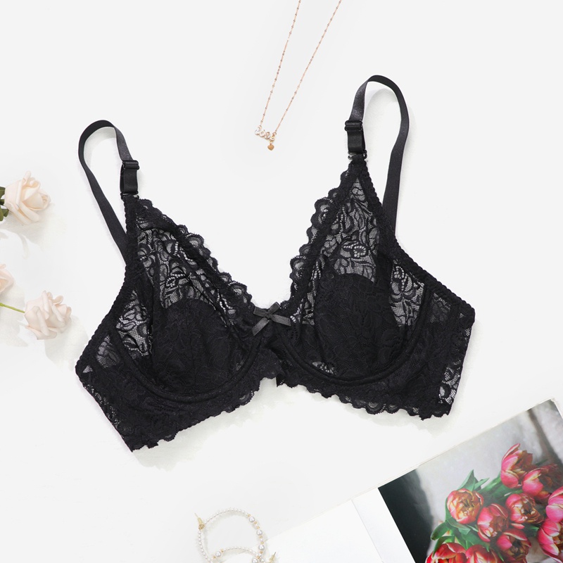 Áo lót cup C Trong Suốt Quyến Rũ Cho Nữ