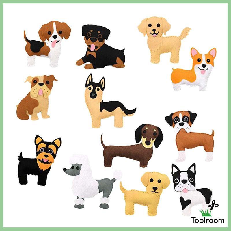 Bộ Dụng Cụ May Vá Thủ Công Hình Động Vật Cho Người Mới Bắt Đầu