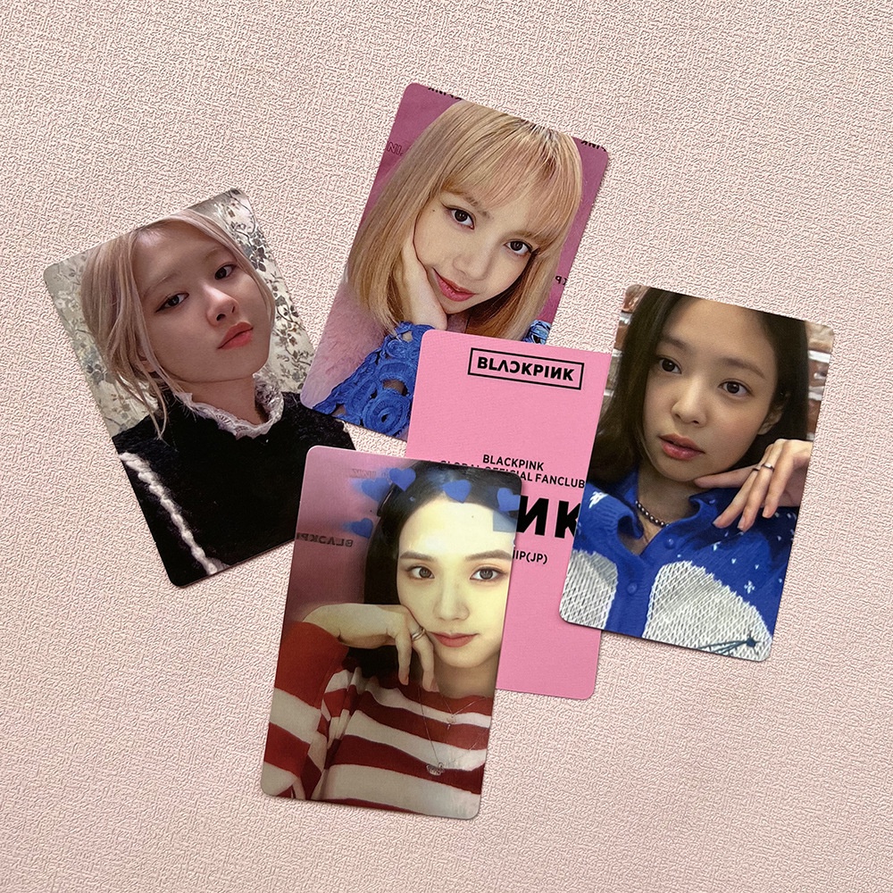 Bộ Thẻ Hình Nhóm Nhạc BLACKPINK Nhật Bản Xinh Xắn