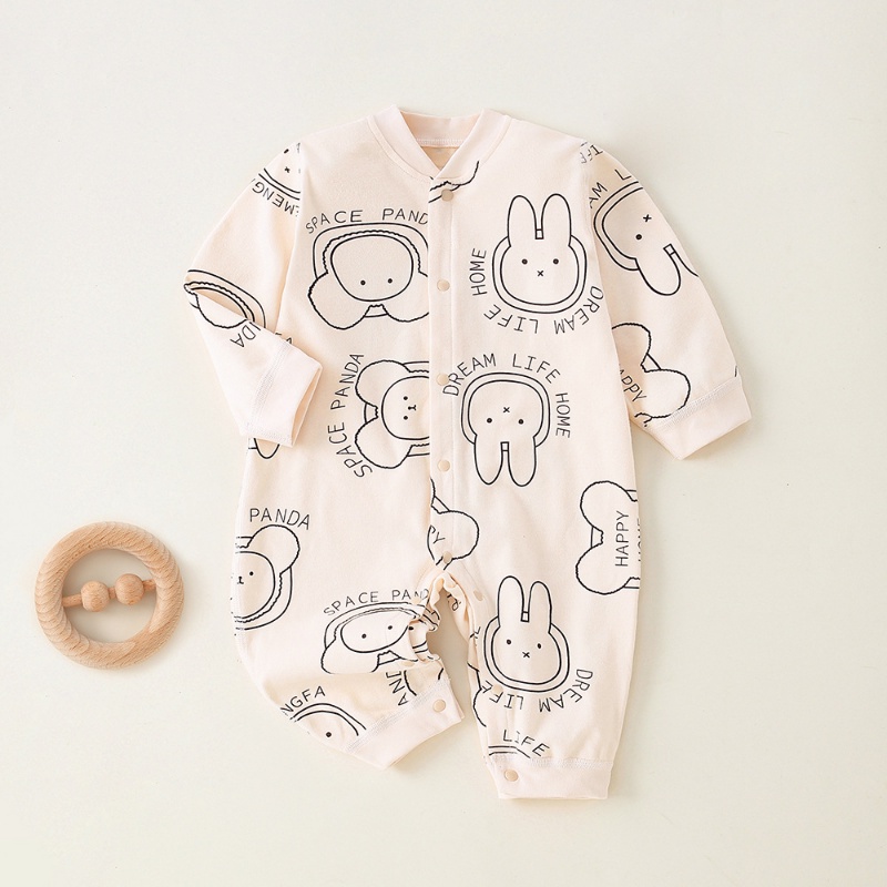 Áo liền quần 100% Cotton Dễ Thương Cho Bé