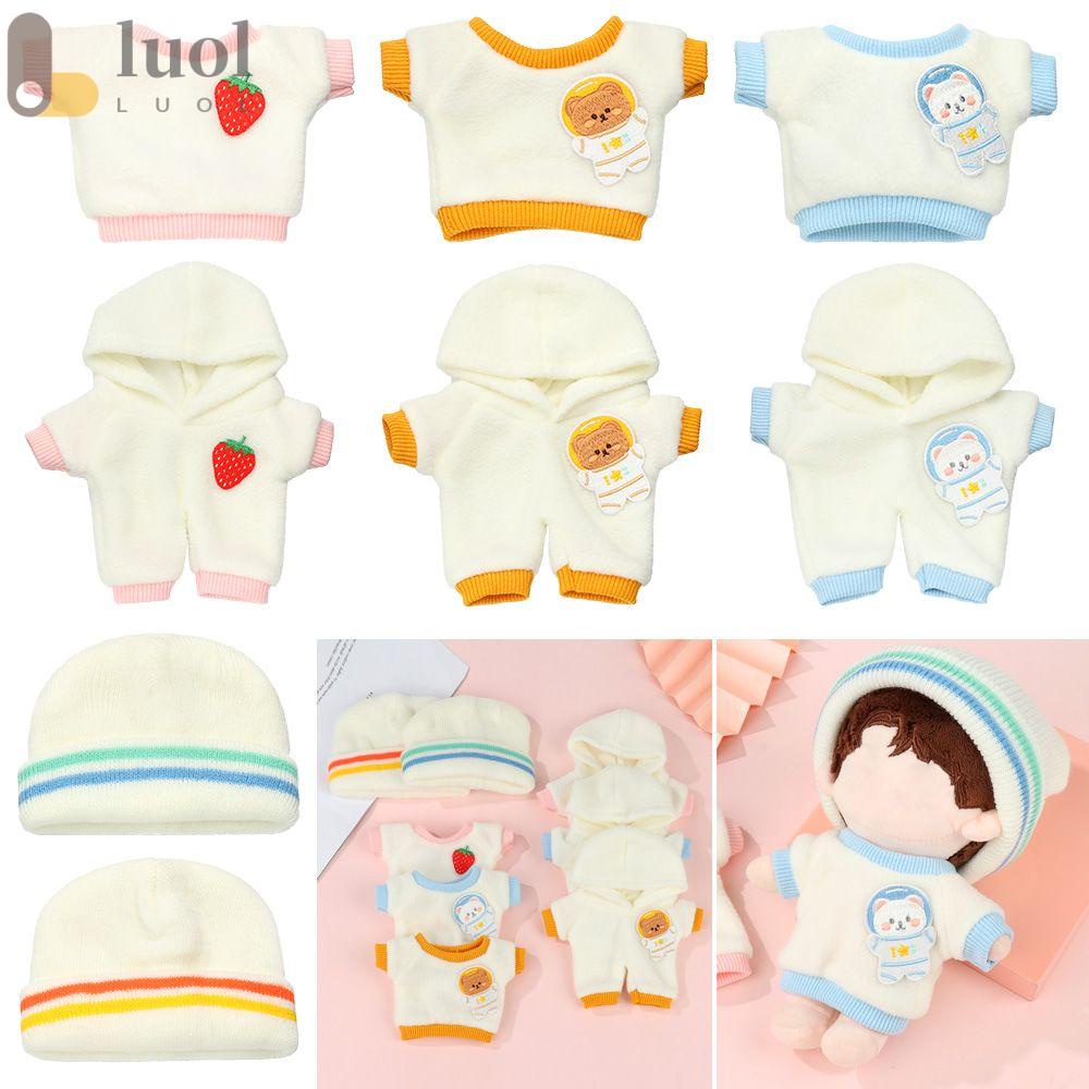 quần áo búp bê 20cm áo liền quần nhồi bông dễ thương bộ đồ ngủ