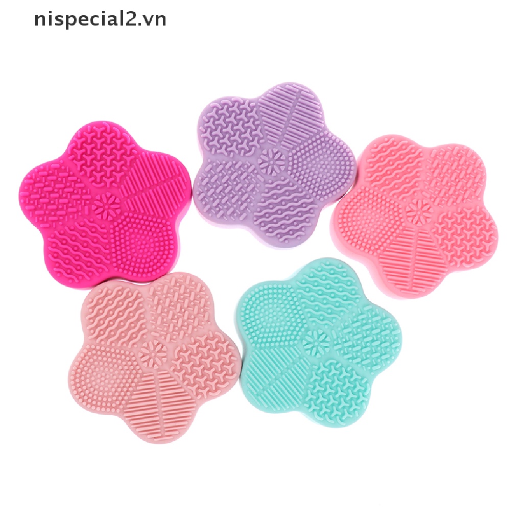 Miếng Silicon Vệ Sinh Cọ Trang Điểm Hình Sao Biển