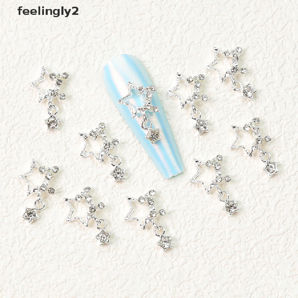 Phụ Kiện Trang Trí Móng Tay Hình Ngôi Sao Năm Cánh Lấp Lánh