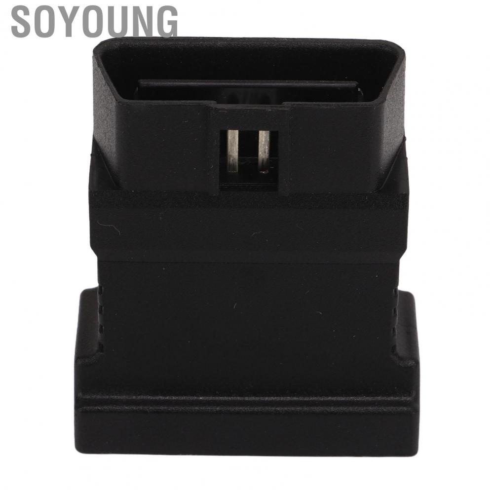 Soyoung 16 Pin OBD Cable Connector  Impact Resistant OBD2 16E Easy Installation Precise Match Stable Structure Ideal Replacement for Diagnostic Tool