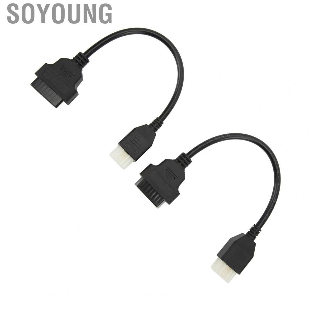 Soyoung 6 Pin OBD Connector  Diagnostic Cable Stable Structure for Motorcycle Motor
