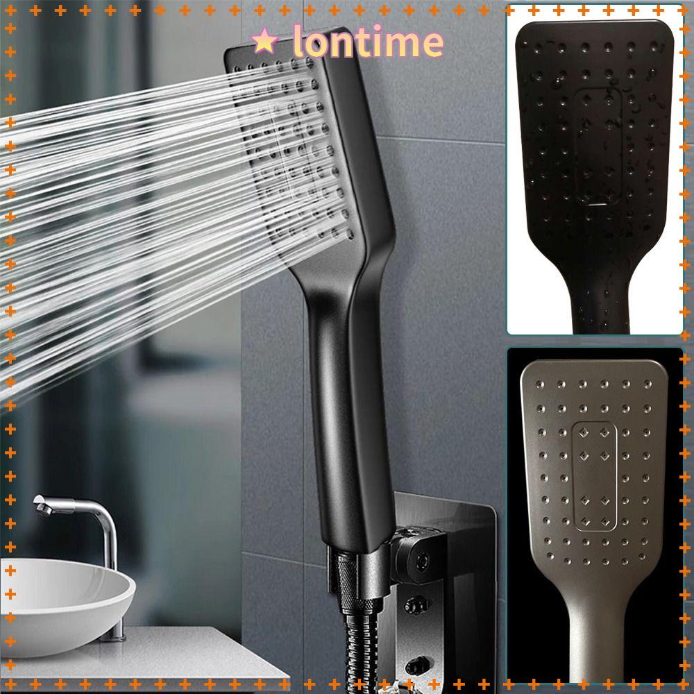 Đầu Vòi Hoa Sen Massage Màu Đen Nhám Chống Rơi Vỡ Có Thể Xoay Được