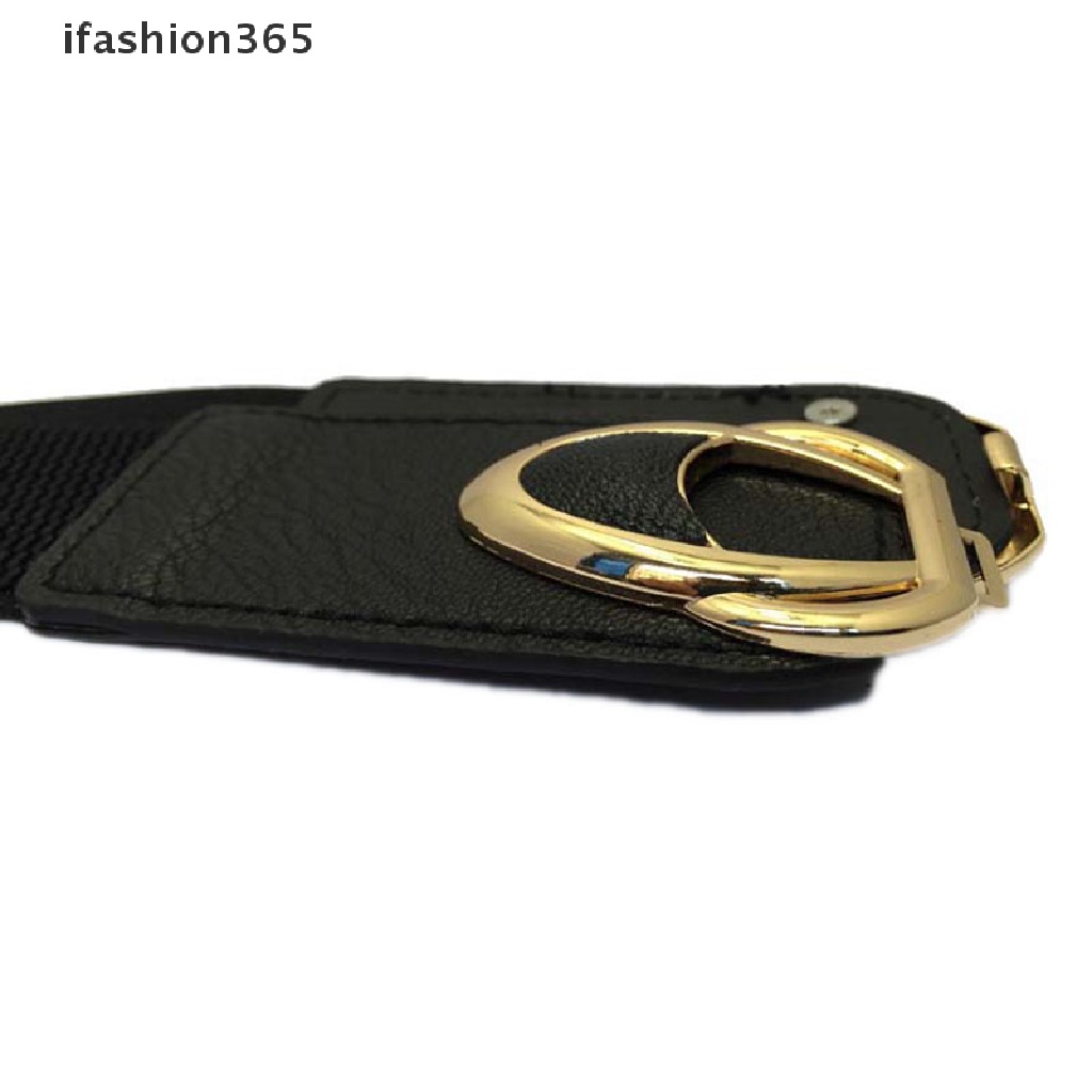 Thắt Lưng Da PU Bản Rộng Dày Co Giãn Thời Trang Cho Nữ Mặc Đầm Cỡ Lớn ifashion365