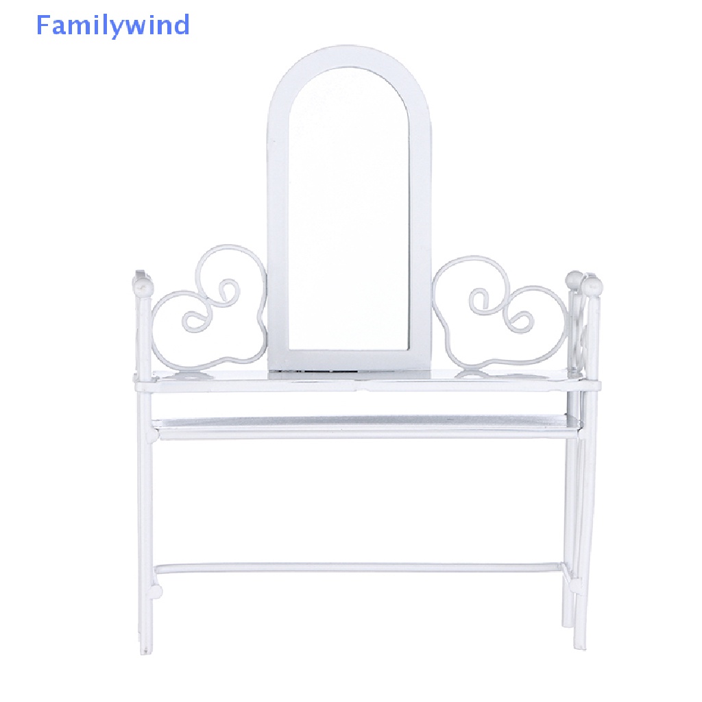 Gương Trang Điểm Kim Loại Mini Tỉ Lệ 1: 12 Cho Nhà Búp Bê