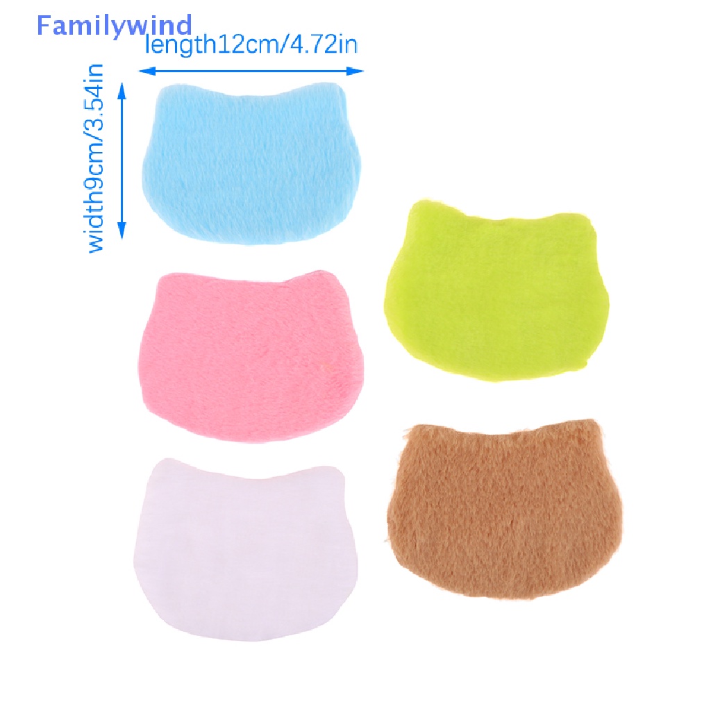 Thảm Lông Lót Sàn Hình Mèo Trang Trí Nhà Búp Bê