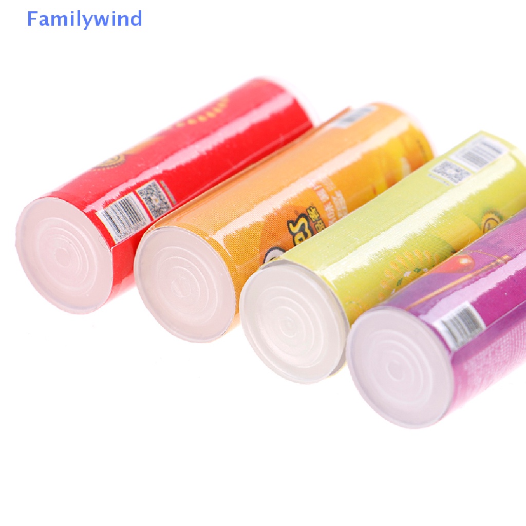 Set 4 Bình Đựng Khoai Tây Chiên Mini Tỉ Lệ 1: 12 Trang Trí Nhà Búp Bê