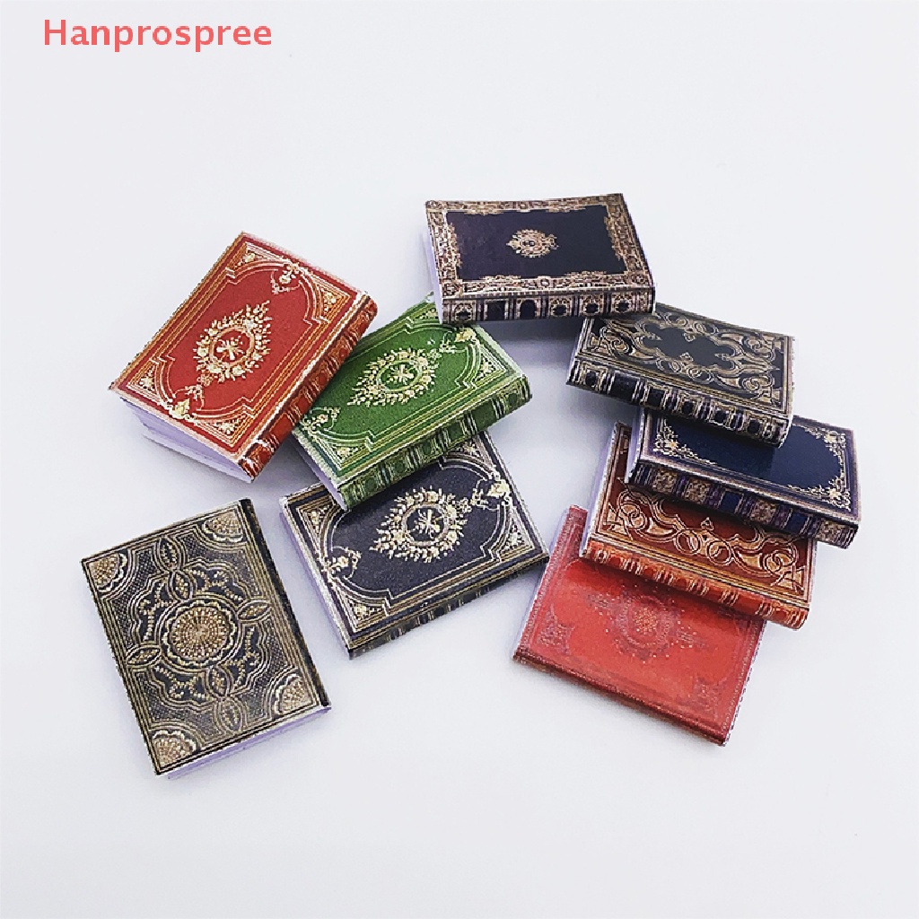 Mô Hình Cuốn Sách Màu Sắc Cổ Điển Dùng Trang Trí Nhà Búp Bê