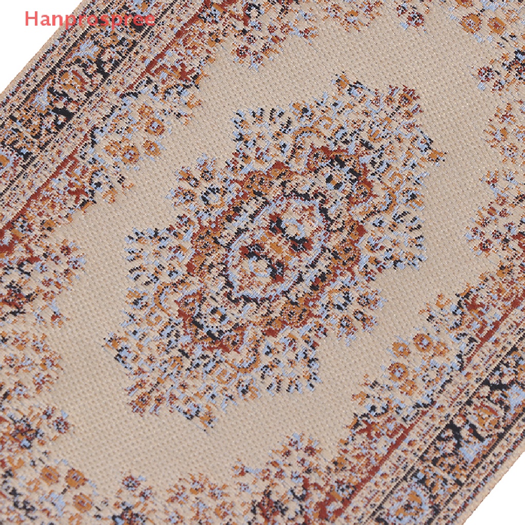 1 Thảm Lót Sàn Thổ Nhĩ Kỳ Tỉ Lệ 1: 12 Trang Trí Nhà Búp Bê