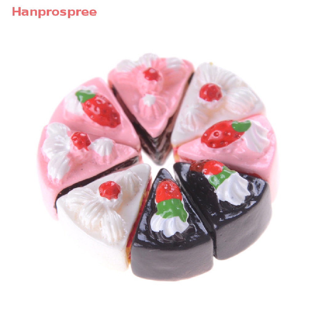 Set 2 Mô Hình Bánh Ngọt 1 / 12 Dùng Trang Trí Nhà Búp Bê Diy