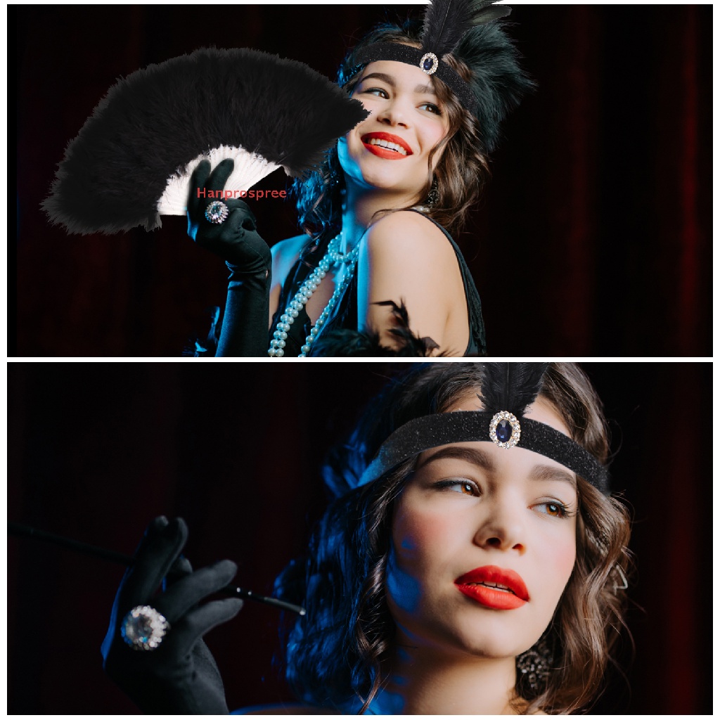 Bộ Phụ Kiện Hóa Trang Hanprospree 1920s Phong Cách 1920 Độc Đáo