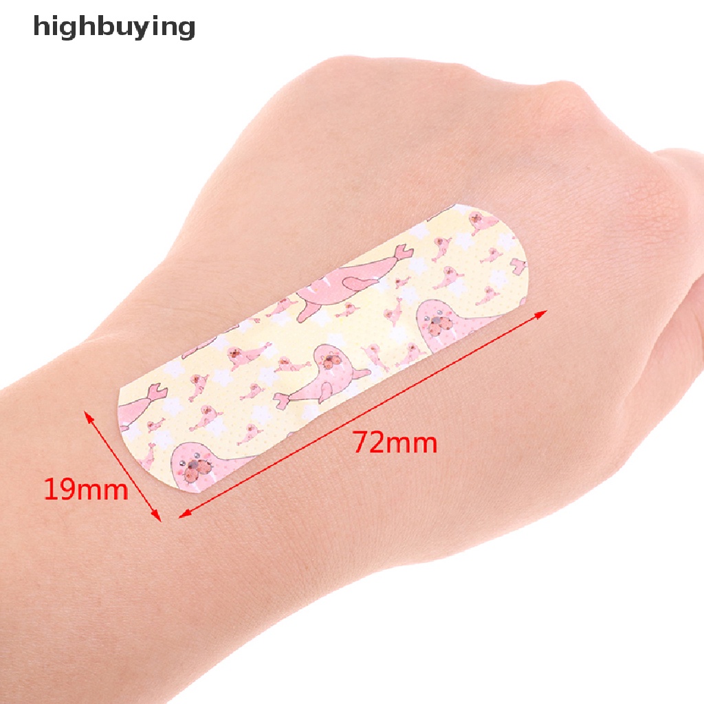 Set 120 Băng Cá Nhân Thoáng Khí Chống Thấm Nước Họa Tiết Hoạt Hình