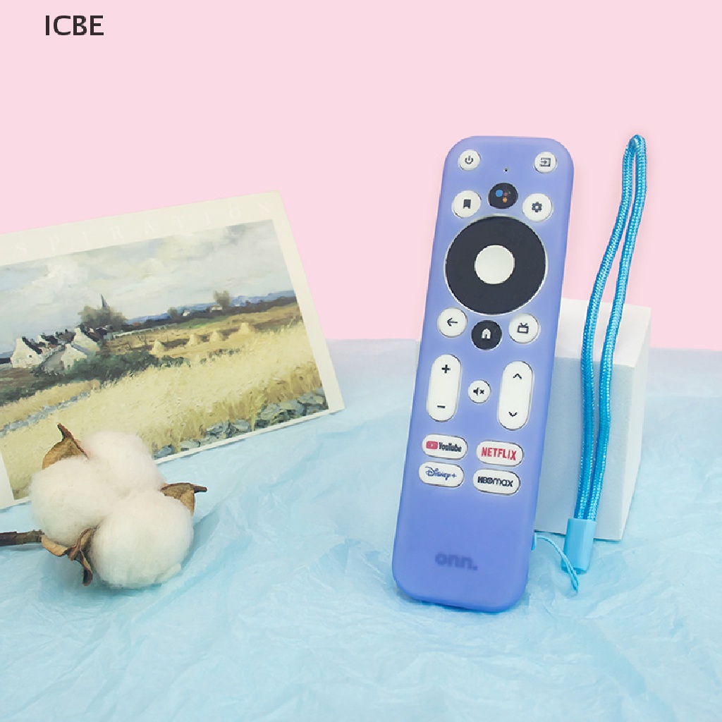 Vỏ Silicone Chống Trượt Chống Sốc Bảo Vệ Cho Điều Khiển Từ Xa Onn. Onn. Điều Khiển Từ Xa Có Dây Đeo Cho Android TV 4K UHD 4K UHD