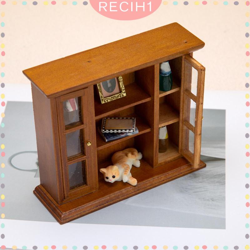 Mô Hình Kệ Sách Thủ Công DIY Dành Cho Nhà Búp Bê