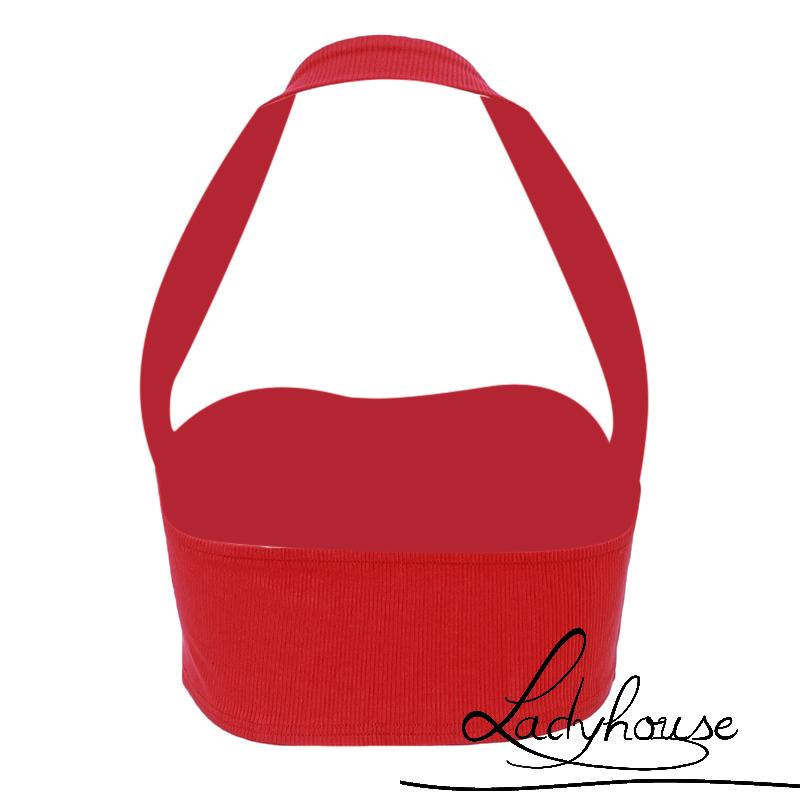 Áo Croptop Không Tay Hở Vai Thời Trang Xuân Hè Dành Cho Nữ