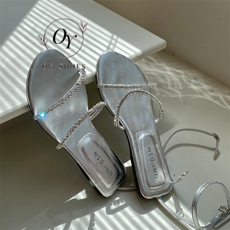 Giày Sandal Mùa Hè 2023 Phong Cách Thời Trang Roman Mới Cho Nữ