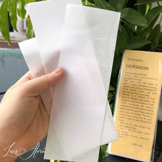 ( HANPU Sỉ ) Set 100 Tờ Giấy Wax Lông Nhám Horshion Cao Cấp Chuyên Dụng Cho Wax Lông