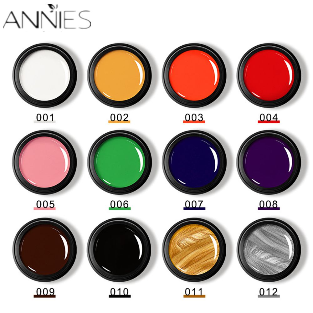 Sơn Móng Tay Gel UV Kem Sơn Móng Tay EDishan 12 Màu Tự Chọn Có Thể Tháo Rời