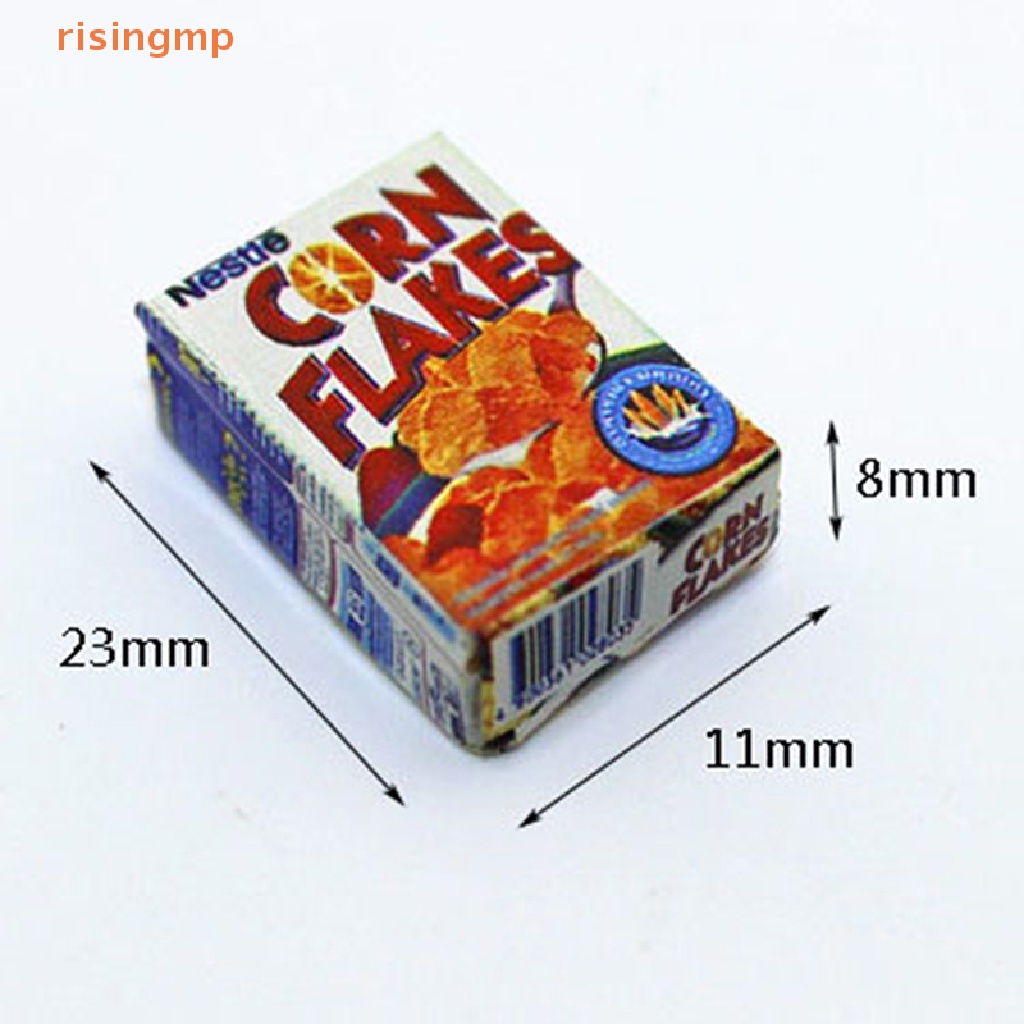 Mô Hình Hộp Sữa Thức Ăn Mini Tỉ Lệ 1: 12 Dùng Trang Trí Nhà Búp Bê