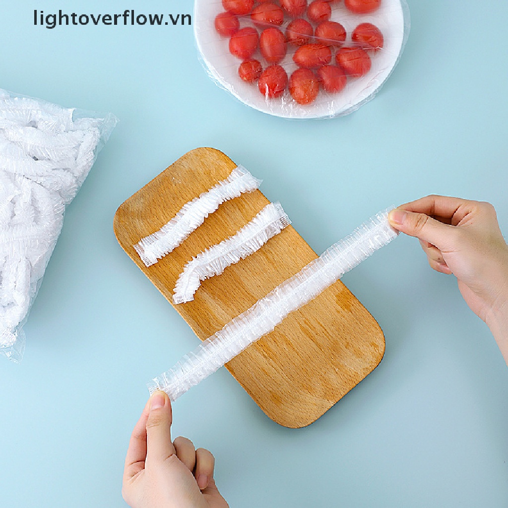 Set 100 Màng Nhựa Bọc Thực Phẩm Tươi Ngon Có Thể Tái Sử Dụng