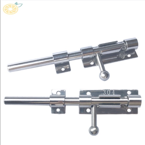 【VARSTR】Door Latch 8inch Fix Screws Protect Tool Replacement Silver Stainless Steel