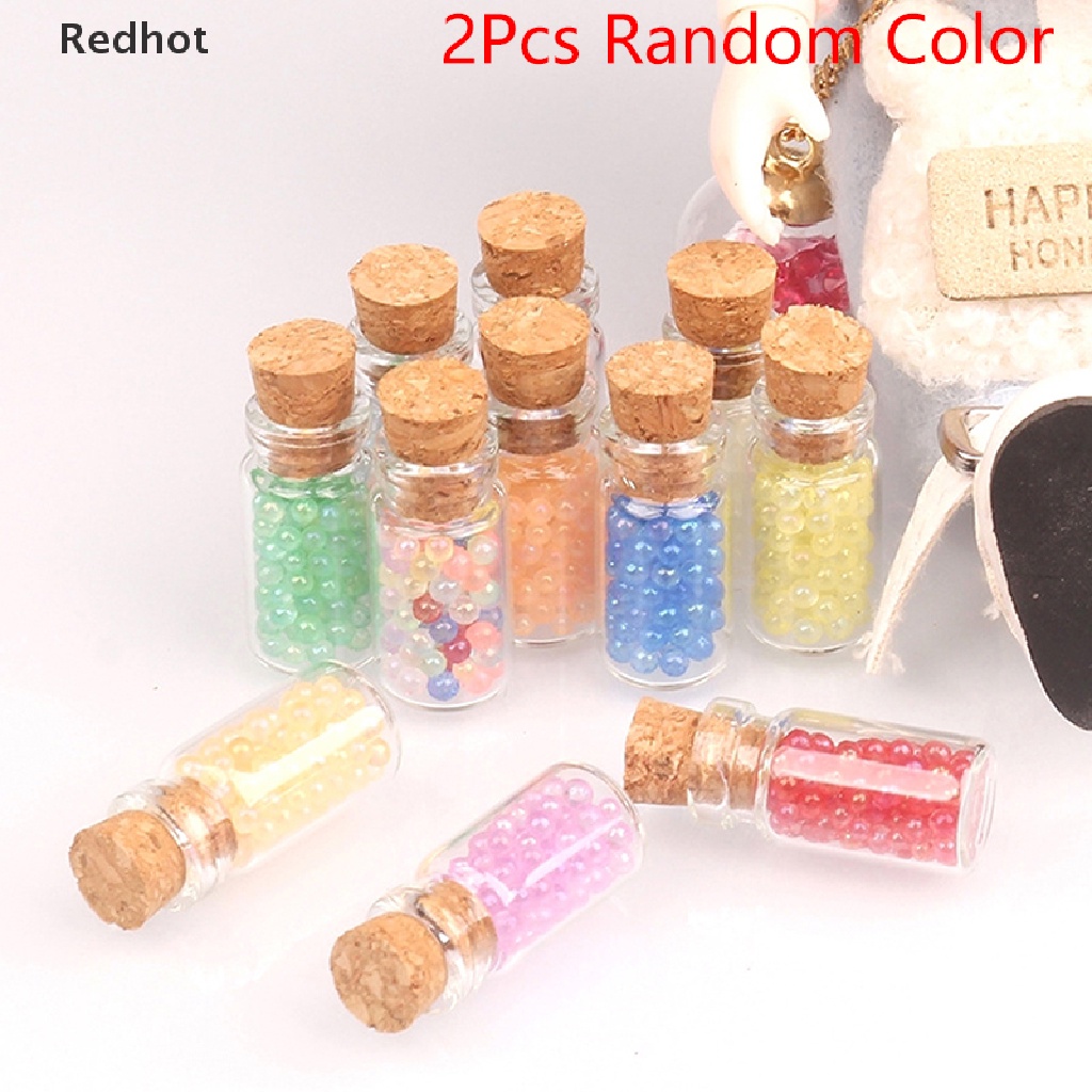 Bộ 2 Lọ Điều Ước Mini Dạ Quang Tự Trang Trí Nhà Búp Bê