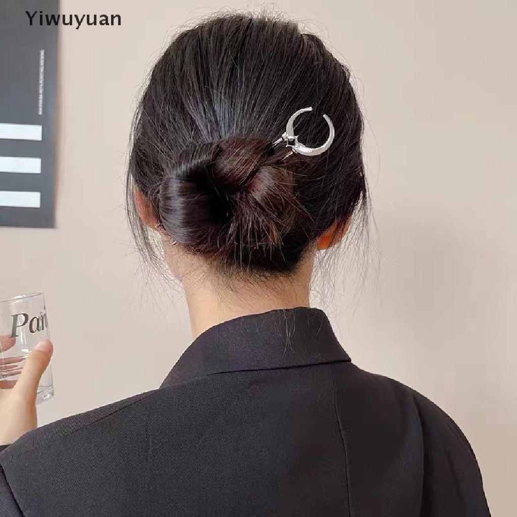 < Yiwuyuan > Trăng Lưỡi Liềm Trăng Lưỡi Liềm Đơn Giản Phong Cách Trung Hoa Cổ Điển Thời Trang Cho Nữ