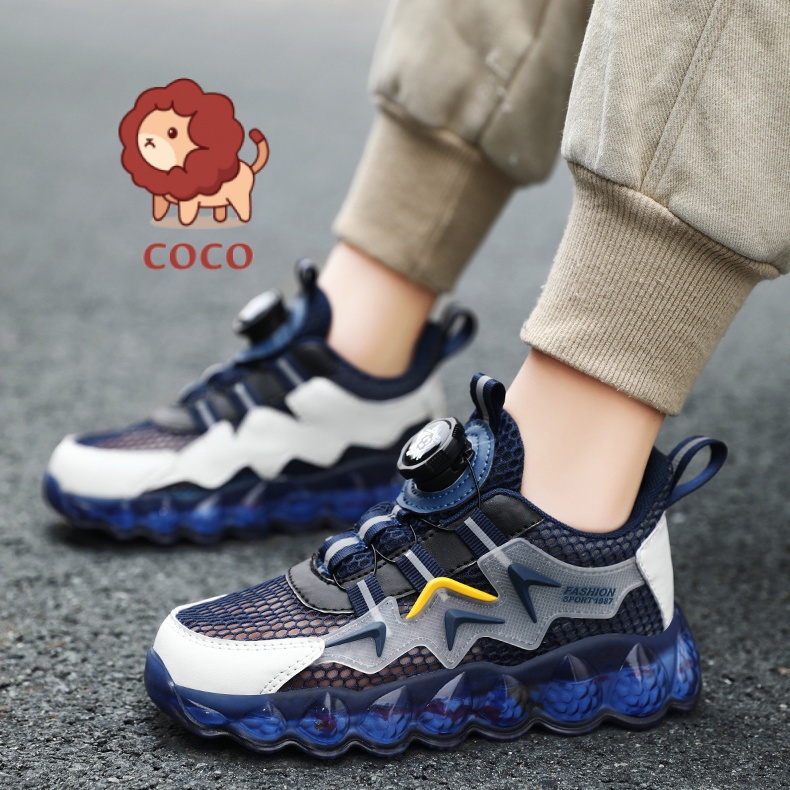 Giày Thể Thao Phối Lưới Mỏng Nhẹ Thoáng Khí Thời Trang Mùa Hè 2023 Cho Nam