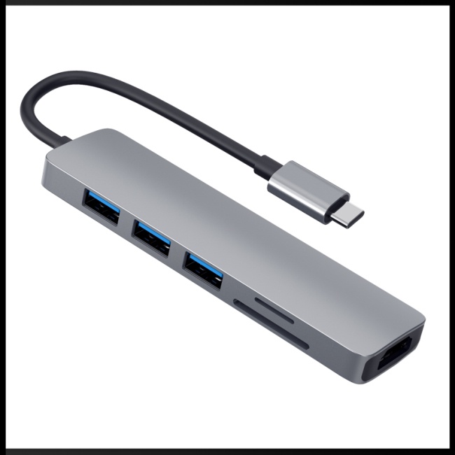 Bộ Chia Nhiều Cổng Usb c Sang Hdmi Usb 3.0 Đọc Thẻ Sd / tf