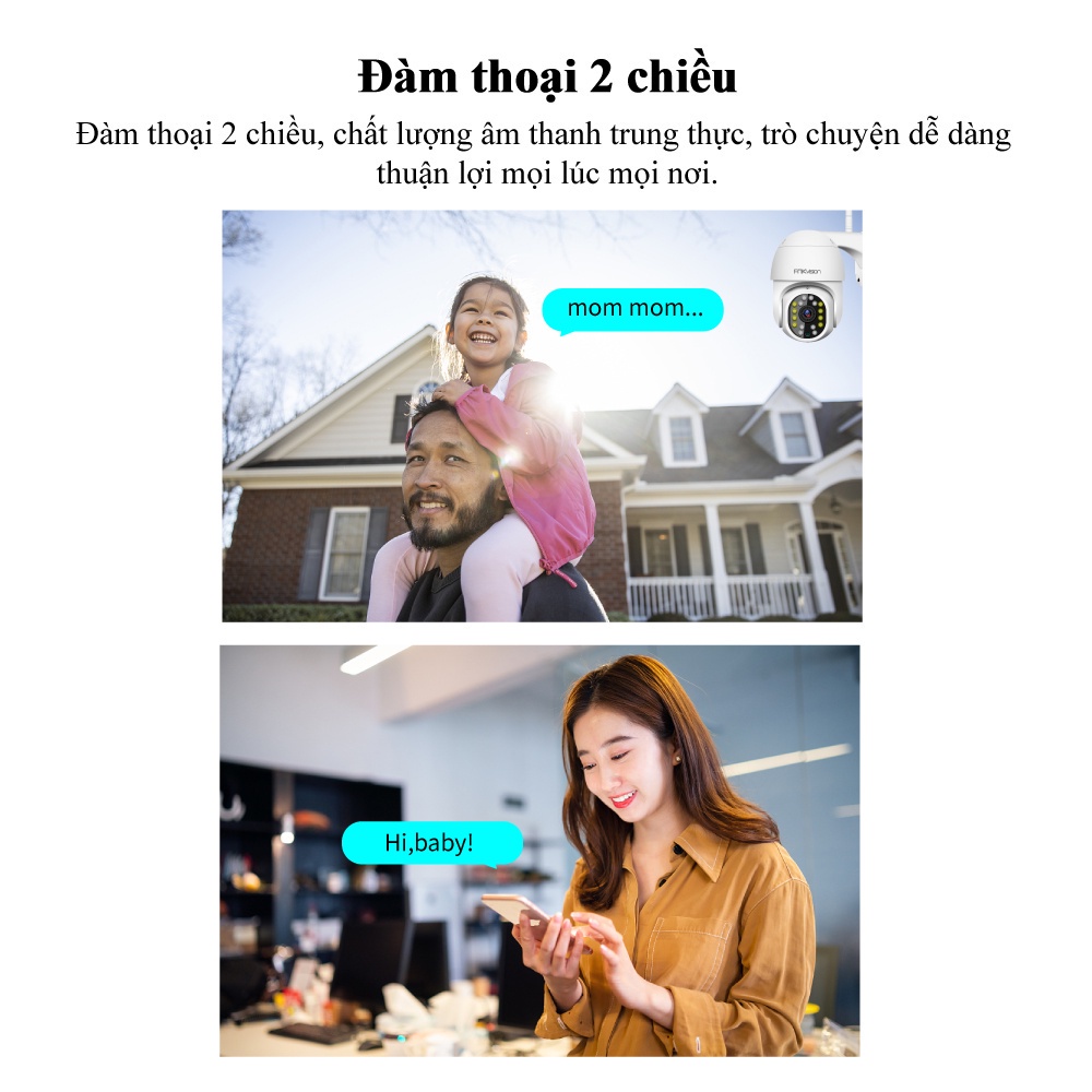 Camera wifi ngoài trời YooSee Full HD D16  5MP 16 Led Ban Đêm  PTZ MINI Xoay 360° Chống Nước bảo hành 36 tháng