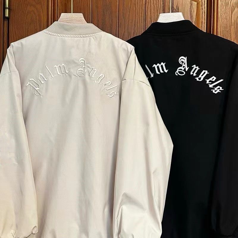 Áo Khoác Bóng Chày Cổ Bẻ Dáng Rộng Thêu Chữ Moletom feminino casaco Đường Phố Chiên Thời Trang Xuân Thu Cho Nữ