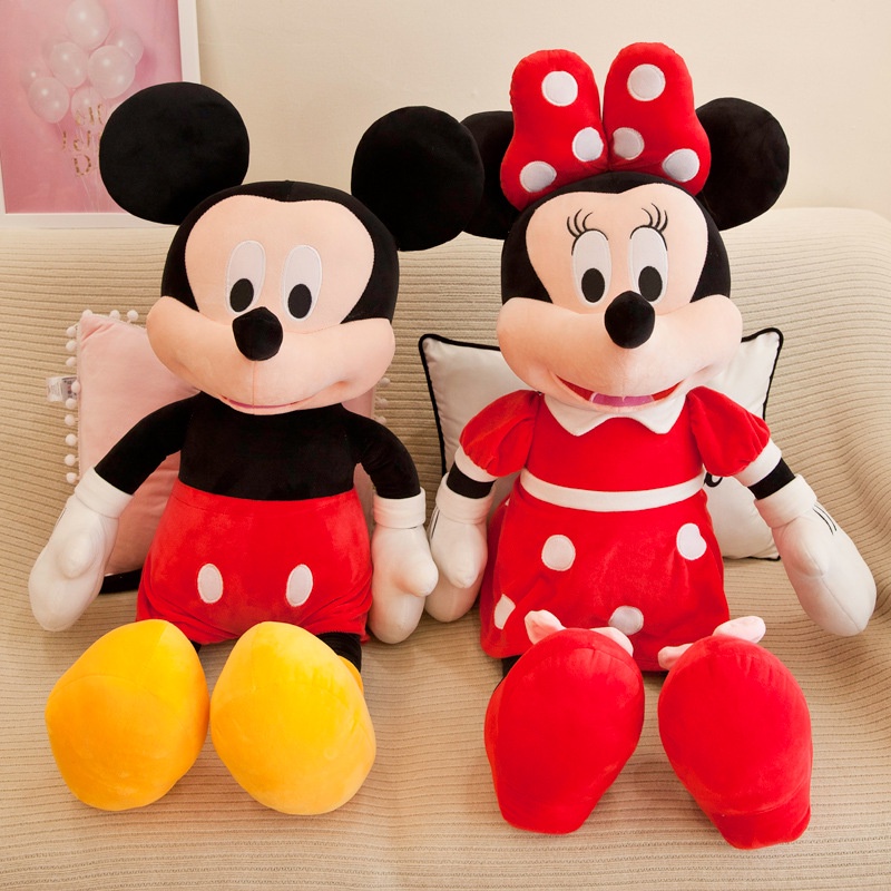 Mới Thú Nhồi Bông Hình Chuột Mickey Minnie 8 Inch