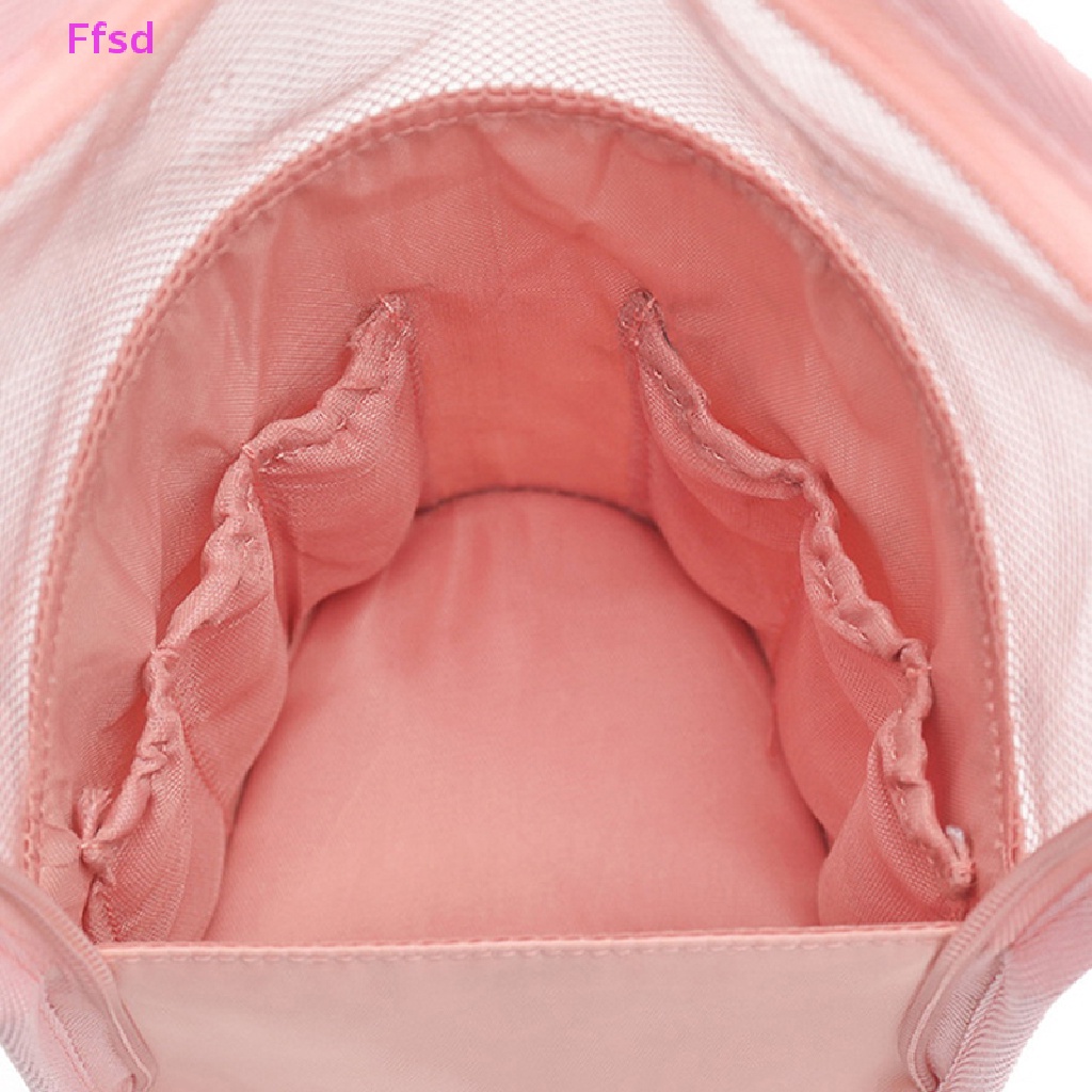 Túi Đựng Cọ Trang Điểm / Mỹ Phẩm Trong Suốt Có Dây Kéo Đứng {Ffsd}