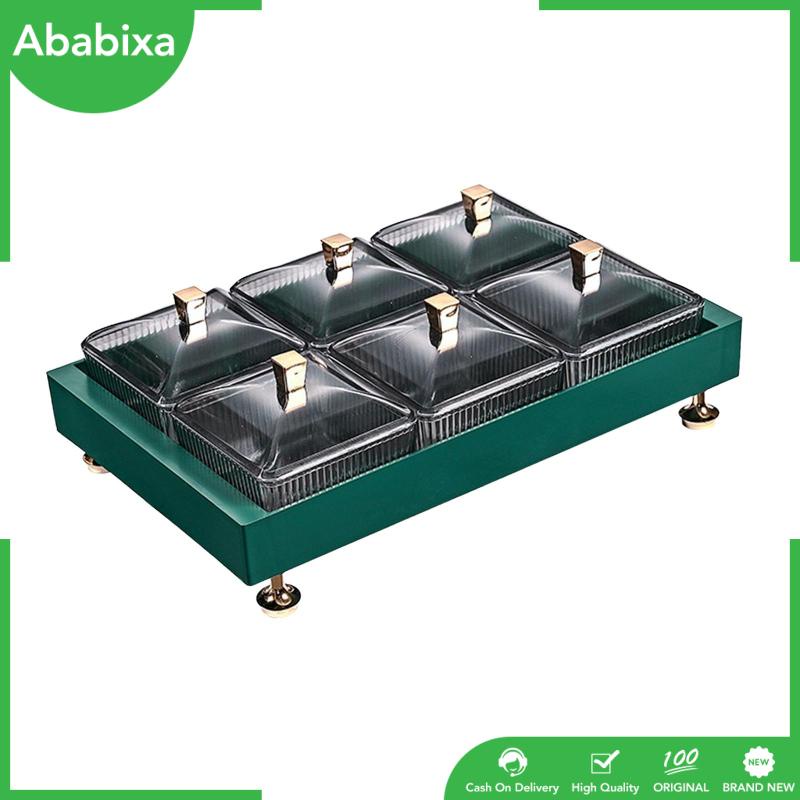 Hộp Đựng Gia Vị Chia 6 Ngăn Tiện Dụng Cho Nhà Bếp