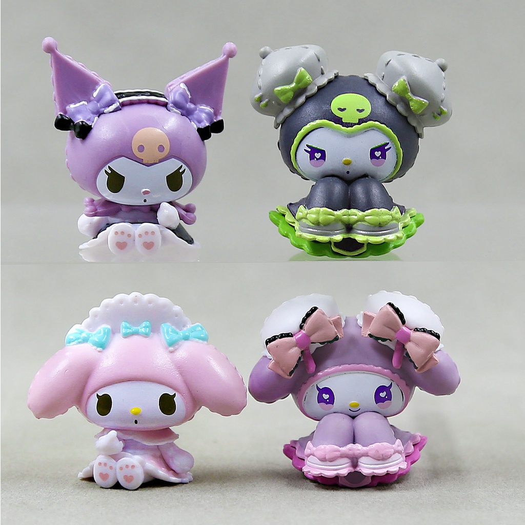 Đồ Chơi Viên Nang Sanrio (Phiên Bản Trung Quốc) Kuromi Melody Hello Kitty Tự Trang Trí Vá Thủ Công