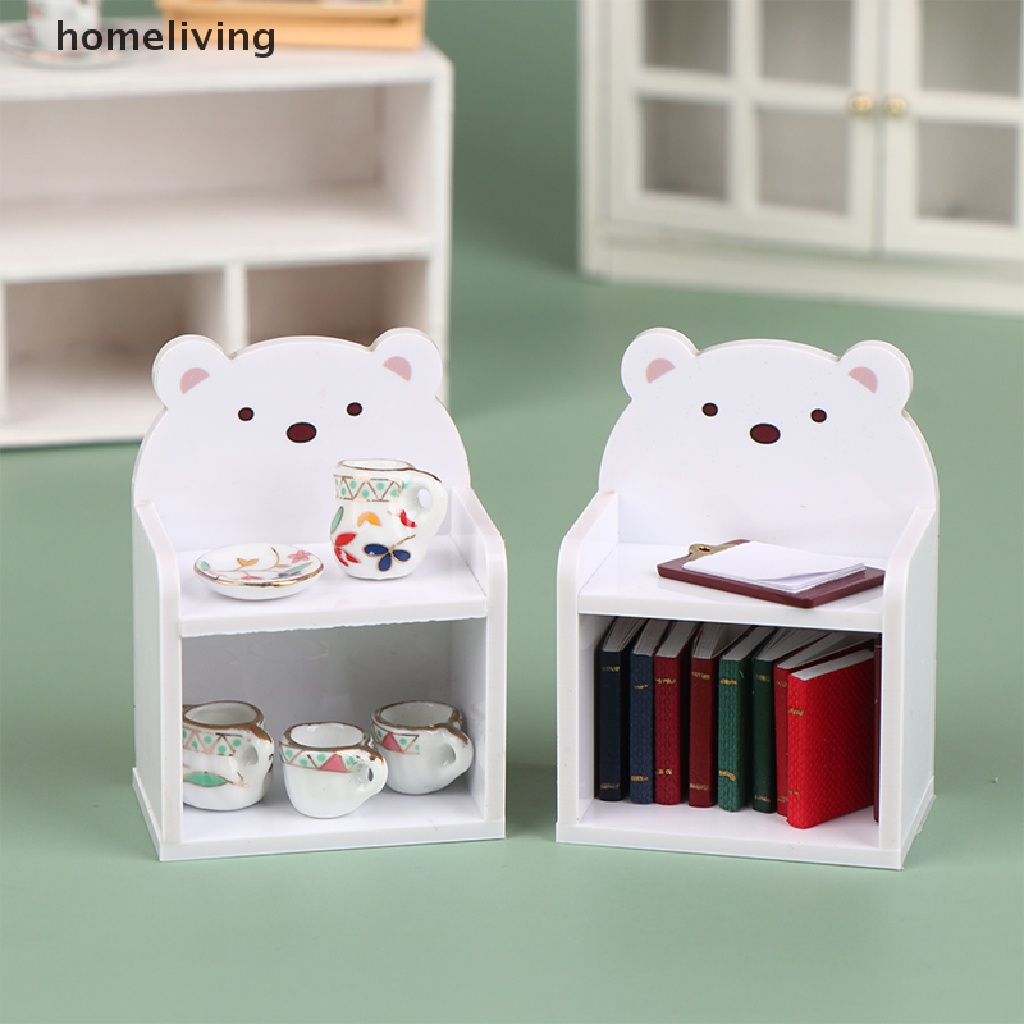 Kệ Sách Mini Tỉ Lệ 1 / 12 Trang Trí Nhà Búp Bê