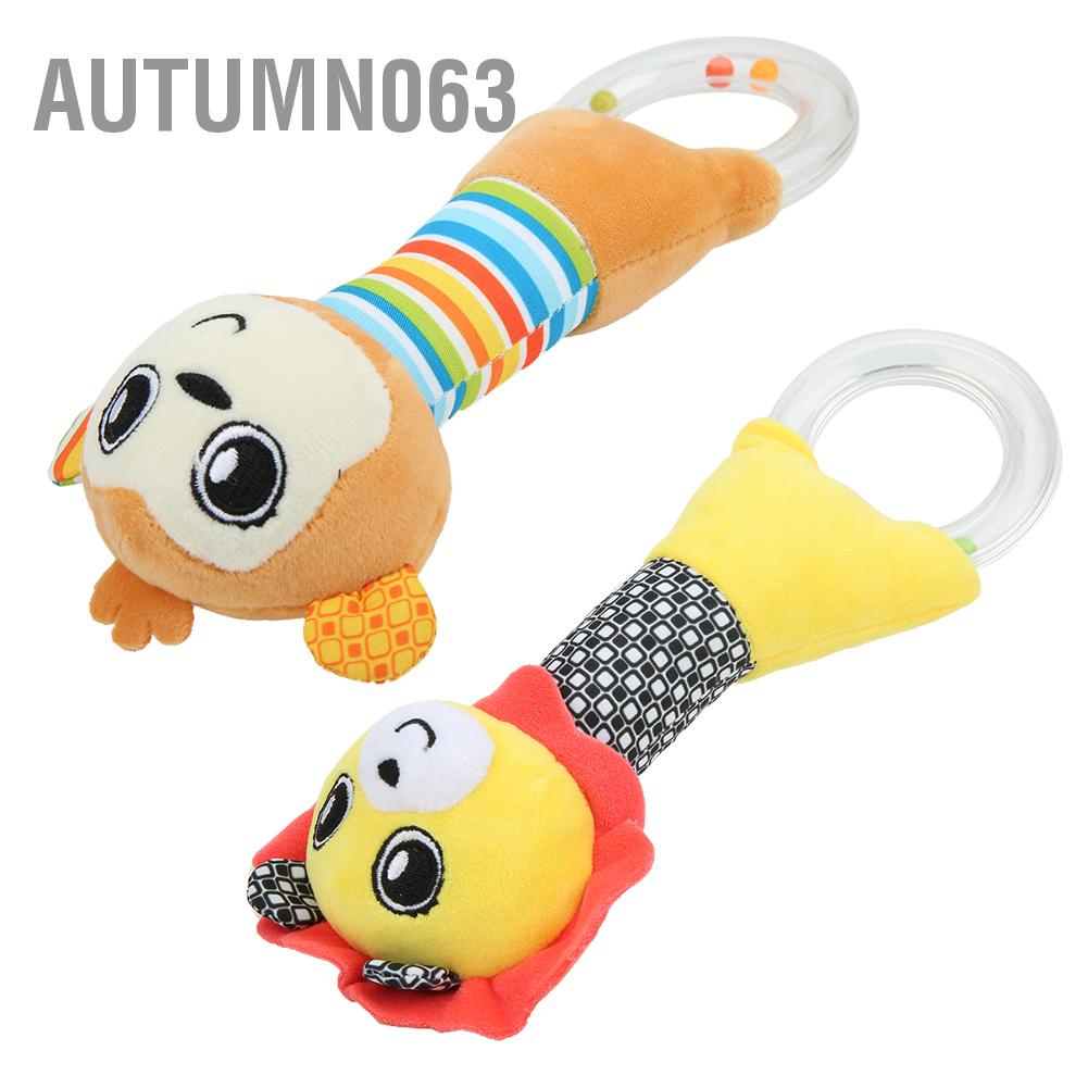 Autumn063 Lục Lạc Cho Bé Hoạt Hình Thú Sang Trọng Chuông Đồ Chơi Cầm Tay Sơ Sinh