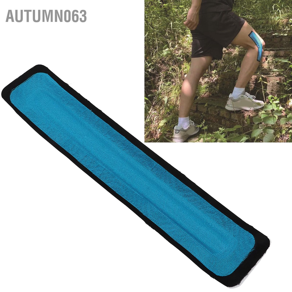 Autumn063 Dải hỗ trợ thể thao cơ dính được gia cố màu xanh cho chấn thương khớp gối yếu