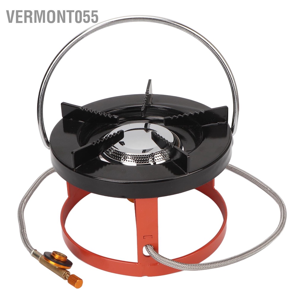 Vermont055 Chia Cắm Trại Bếp Gas Âm Di Động Phẳng Đầu Bình Ngoài Trời Nấu Ăn Có Tay Cầm Cho Đi Bộ Đường Dài Dã Ngoại
